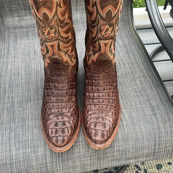 Tony Lama head cut caiman, 8.5D